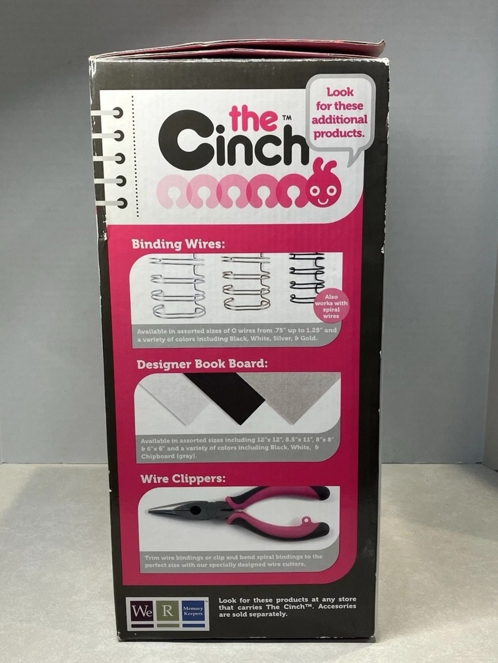 We R Memory Keepers The Cinch Pink Book Binding Tool - Picture 4 of 14
